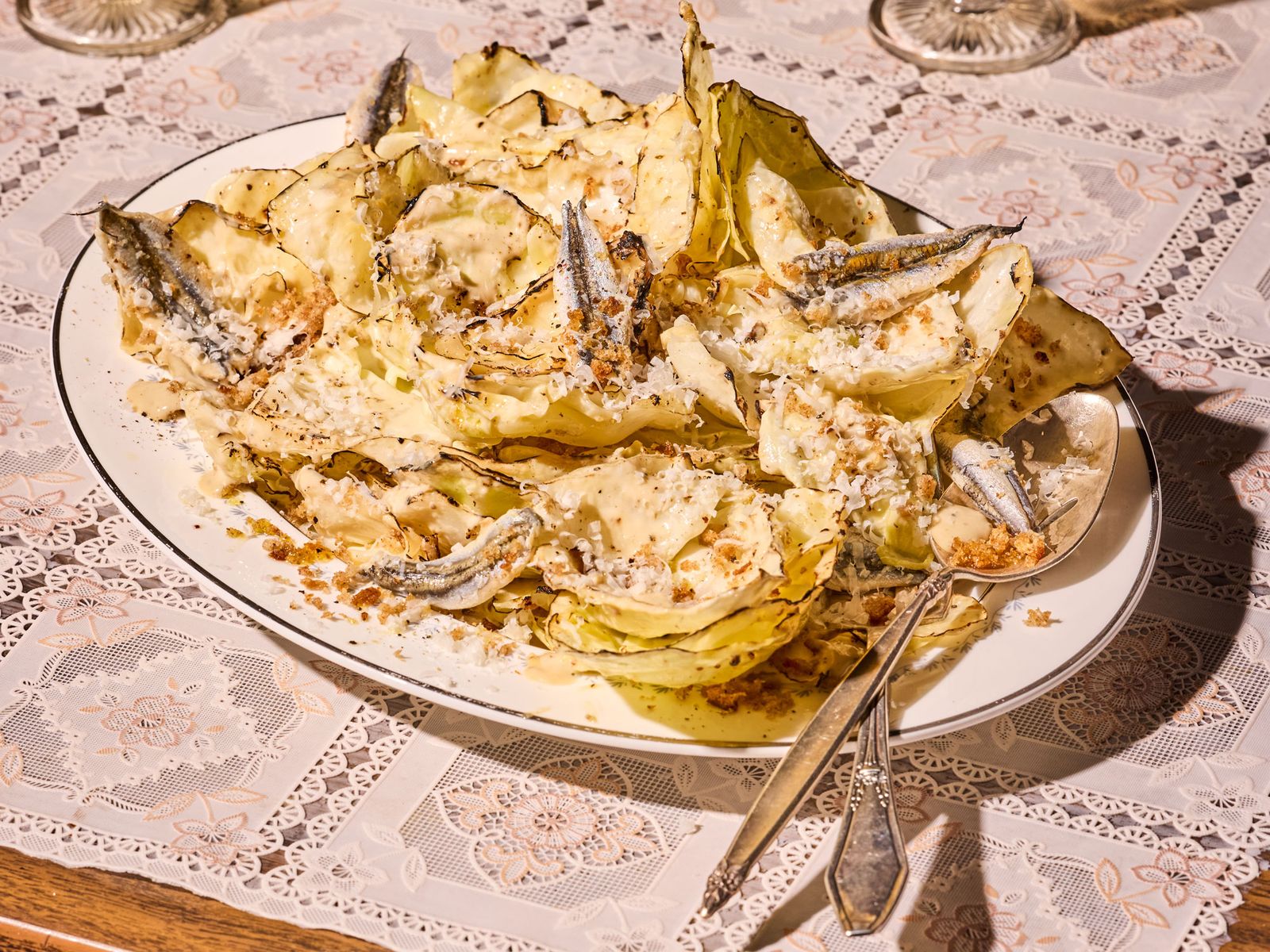 Fet-Fisk’s Grilled Cabbage Caesar